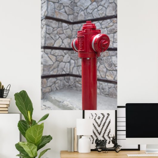 Hydrisch glas poster (Thuiskantoor)