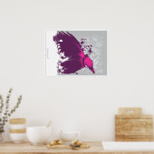 Hydro74 Vogel Poster (Keuken)