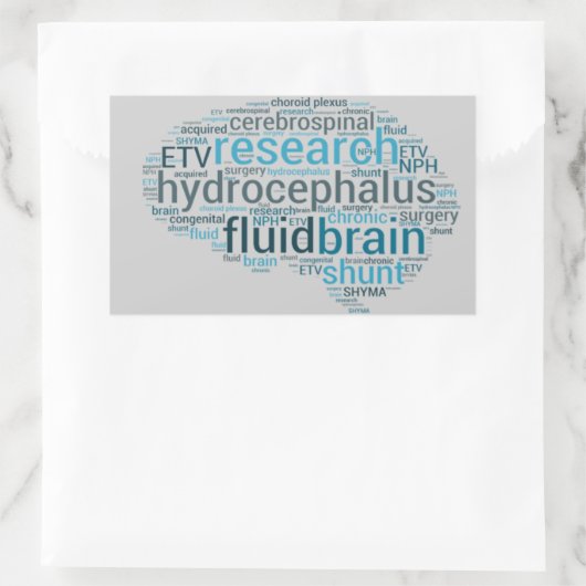 Hydro Brain Rechthoekige Sticker (Tas)