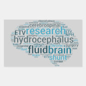 Hydro Brain Rechthoekige Sticker (Voorkant)