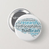 Hydro Brain Ronde Button 5,7 Cm (Voorkant /achterkant)
