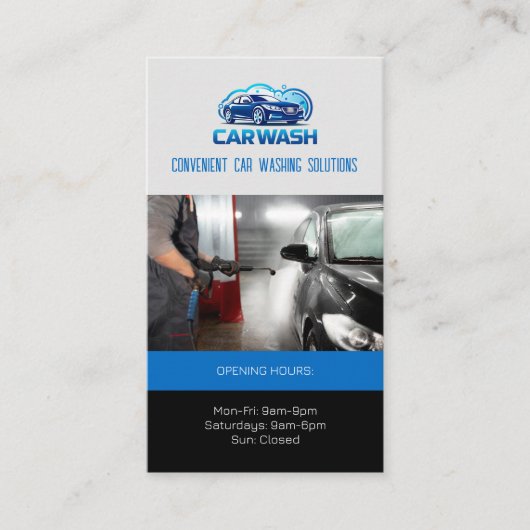 Hydro Car Wash Services | beroeps Visitekaartje (Voorkant)