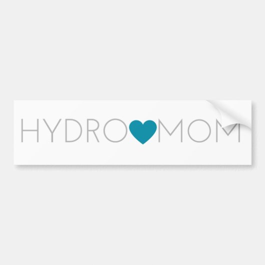 Hydro Mam Bumpersticker (Voorkant)