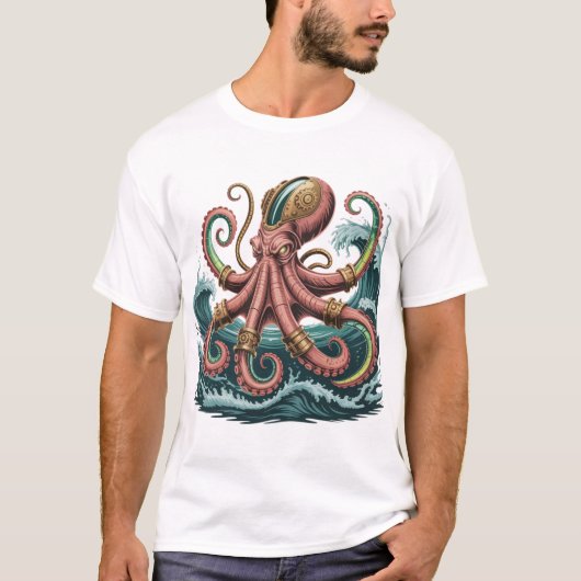 Hydro-Punk Tentakels T-Shirt (Voorkant)