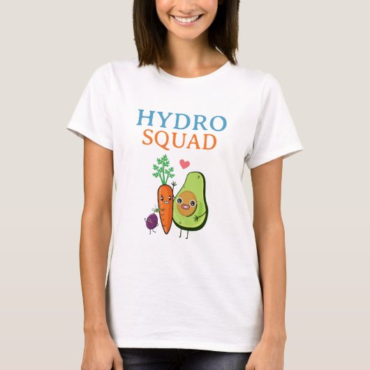 Hydro Squad Hydroponics Gids T-shirt (Voorkant)