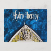Hydro Therapy Boat Ocean Sailing Briefkaart (Voorkant)