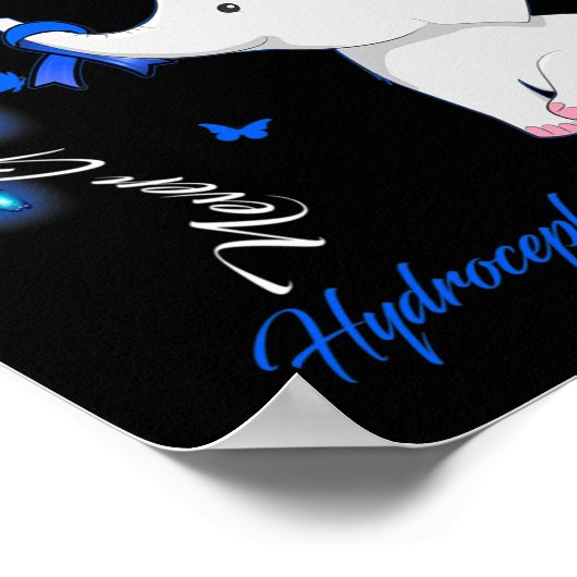 Hydrocefalus Awareness - Hydrocefalus lint Poster (Hoek)