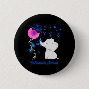 Hydrocefalus Awareness - Hydrocefalus lint Ronde Button 5,7 Cm