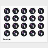 Hydrocefalus Awareness - Hydrocefalus lint Ronde Sticker (Vel)