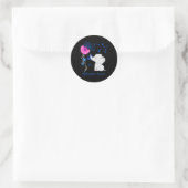 Hydrocefalus Awareness - Hydrocefalus lint Ronde Sticker (Tas)