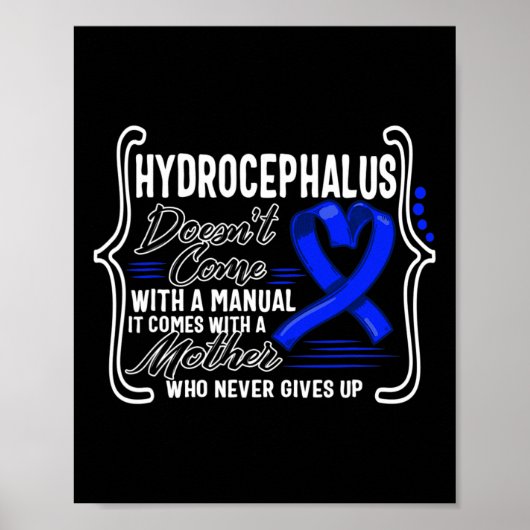 Hydrocefalus Awareness komt niet met een handleidi Poster (Voorkant)