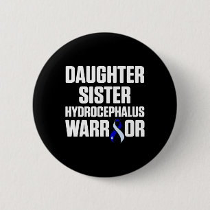 Hydrocefalus Overlevende dochter bewustzijn Warrio Ronde Button 5,7 Cm