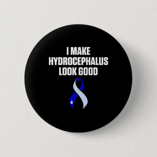 Hydrocefalus overlevende kijk goed bewustzijn krij ronde button 5,7 cm
