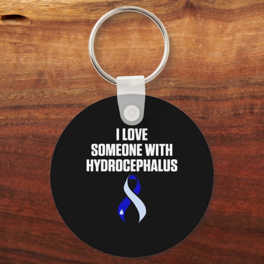 Hydrocefalus Overlevende Liefde Bewustzijn Warrior Sleutelhanger (Voorkant)