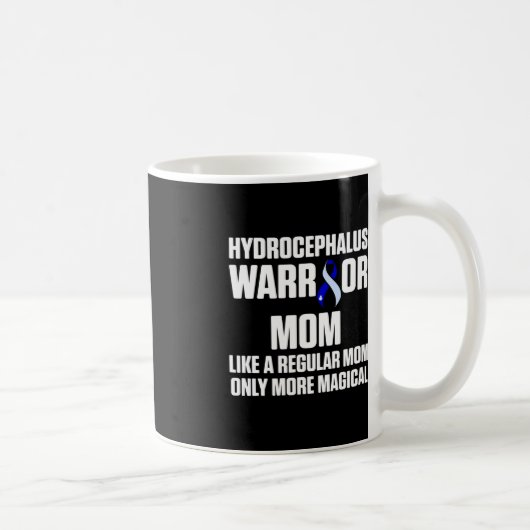 Hydrocefalus Overlevende Moeder Bewustzijn Warrior Koffiemok (Rechts)