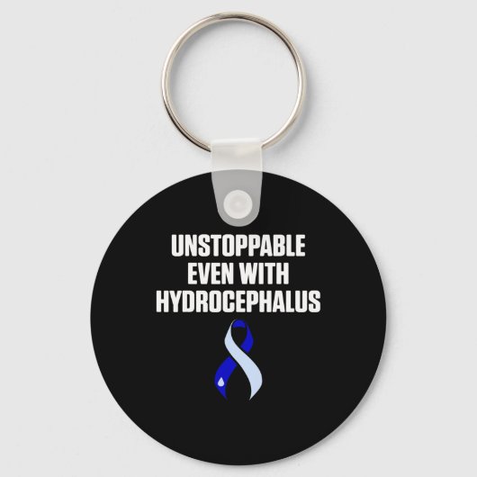 Hydrocefalus Overlevende Stop Awareness Warrior 3 Sleutelhanger (Voorkant)