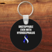 Hydrocefalus Overlevende Stop Awareness Warrior 3 Sleutelhanger (Voorkant)