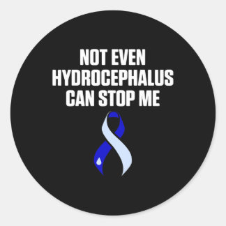 Hydrocefalus Overlevende Stop Awareness Warrior Ronde Sticker