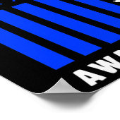 Hydrocefalus Overlevende tekenen Bewustzijn Warrio Poster (Hoek)