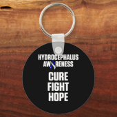 Hydrocefalus Overlevende vechtbewustzijn Warrior 2 Sleutelhanger (Voorkant)
