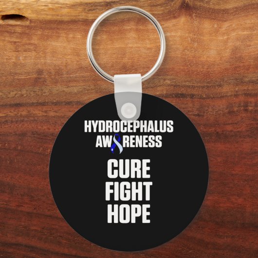 Hydrocefalus Overlevende vechtbewustzijn Warrior 2 Sleutelhanger (Voorkant)