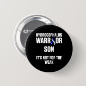 Hydrocefalus Overlevende Zoon Bewustzijn Warrior 6 Ronde Button 5,7 Cm (Voorkant /achterkant)