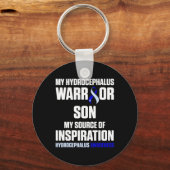 Hydrocefalus Overlevende Zoon Bewustzijn Warrior 7 Sleutelhanger (Voorkant)