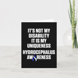 Hydrocefalus Survivor Bewustzijn van invaliditeit Kaart