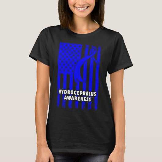 Hydrocefalus Survivor Enduring Awareness Warrior T-shirt (Voorkant)