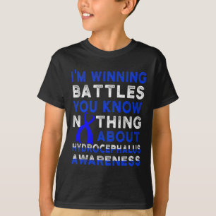 Hydrocefalus Survivor Full-time Awareness Warrior T-shirt