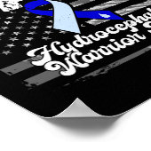 Hydrocefalus Survivor gewoon een vader bewustwordi Poster (Hoek)