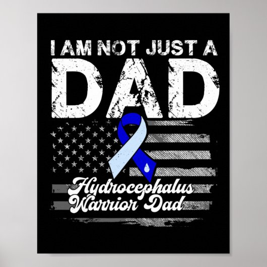 Hydrocefalus Survivor gewoon een vader bewustwordi Poster (Voorkant)