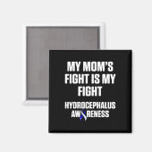 Hydrocefalus Survivor Moeder Bewustzijn Warrior Magneet (Voorkant / Achterkant)