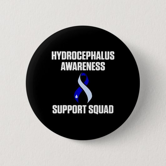 Hydrocefalus Survivor Ondersteuning Bewustzijn War Ronde Button 5,7 Cm (Voorkant)