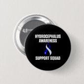 Hydrocefalus Survivor Ondersteuning Bewustzijn War Ronde Button 5,7 Cm (Voorkant /achterkant)