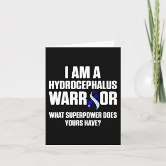 Hydrocefalus Survivor Power Awareness Warrior Kaart