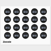 Hydrocefalus Survivor Prijsbewustzijn Warrior Ronde Sticker (Vel)