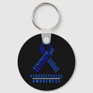 Hydrocefalus Survivor Safety Awareness Warrior Sleutelhanger