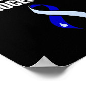 Hydrocefalus Survivor Wipe Awareness Warrior Poster (Hoek)