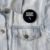 Hydrocefalus Survivor Wipe Awareness Warrior Ronde Button 5,7 Cm (In situ)