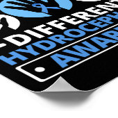 Hydrocefalus Warrior Hersentumor Hydrocefalus Poster (Hoek)