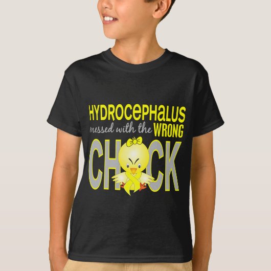 Hydrocefhalus met verkeerde baksteen t-shirt (Voorkant)