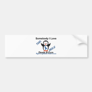 Hydrocephalus Awareness Iemand van wie ik hou Bumpersticker