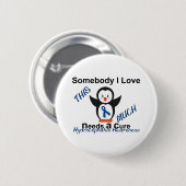 Hydrocephalus Awareness Iemand van wie ik hou Ronde Button 5,7 Cm (Voorkant /achterkant)
