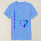 Hydrocephalus Awareness relable design T-shirt (Design voorkant)