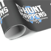 Hydrocephalus Awareness Shunt Happo Warrio Cadeaupapier (Rol Hoek)