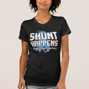 Hydrocephalus Awareness Shunt Happo Warrio T-shirt