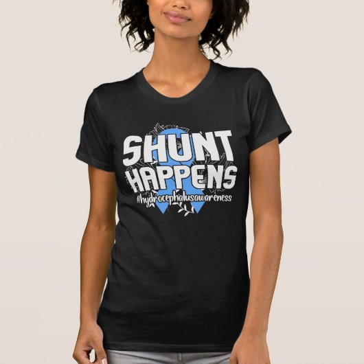 Hydrocephalus Awareness Shunt Happo Warrio T-shirt (Voorkant)