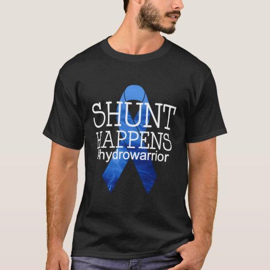 Hydrocephalus Hydro Warrior Geen B's-shunt meer T-shirt (Voorkant)