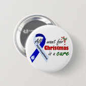 Hydrocephalus kerstButton Ronde Button 5,7 Cm (Voorkant /achterkant)